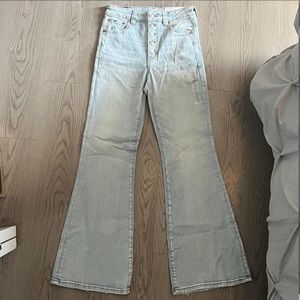 American eagle high rise flare jeans